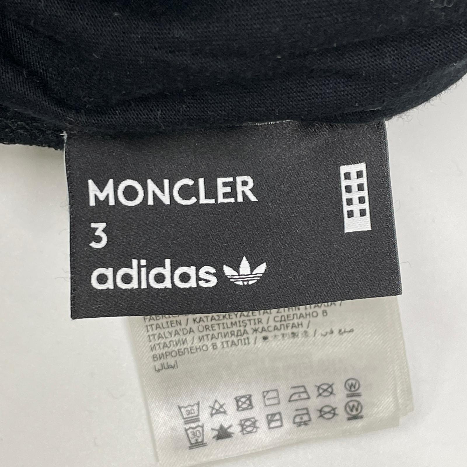 MONCLER モンクレール × adidas 2022 IJ8321 Black JERSEY BOTTOMS Pants Bottoms