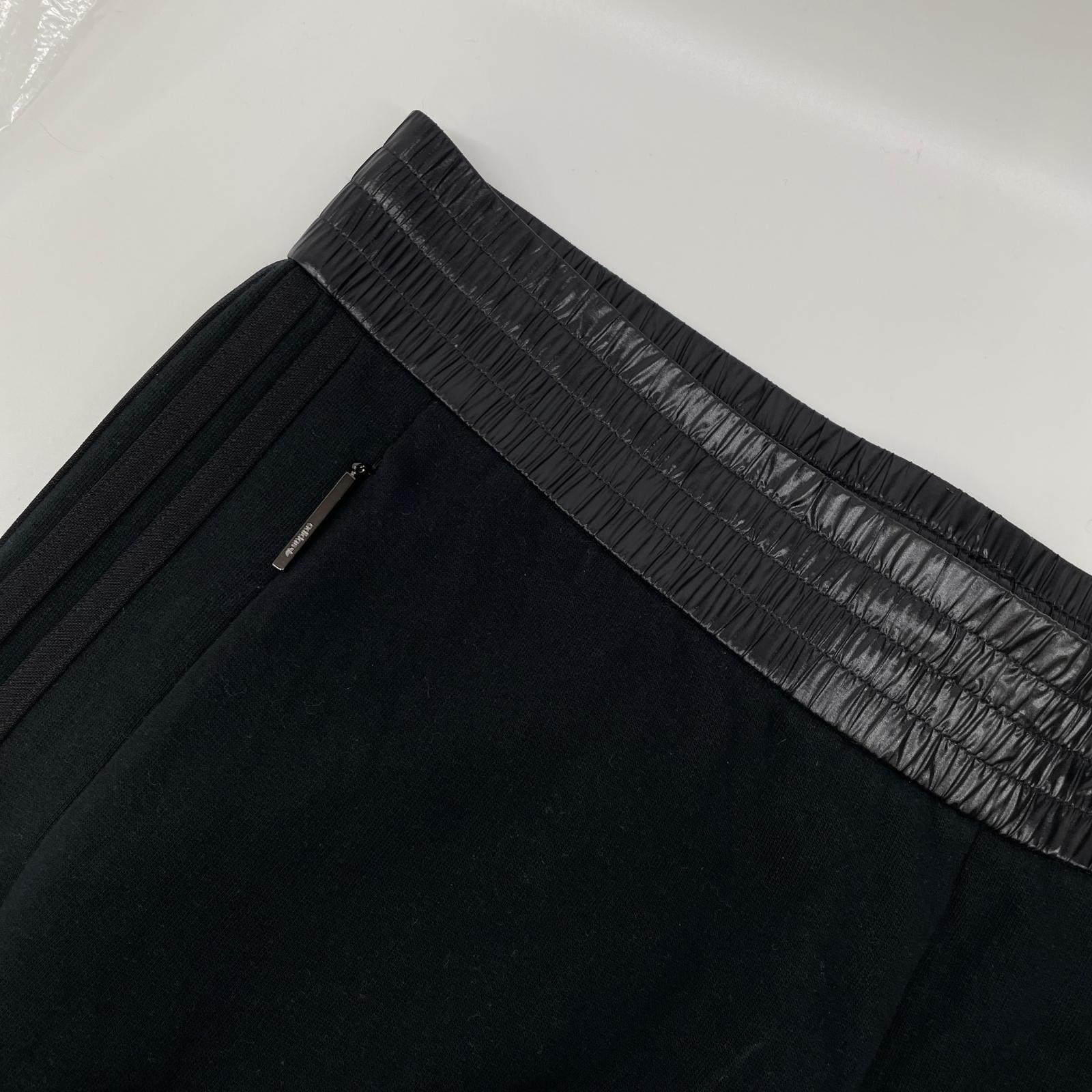 MONCLER モンクレール ×アディダス 22年 IJ8321 ブラック JERSEY BOTTOMS パンツ ボトムス