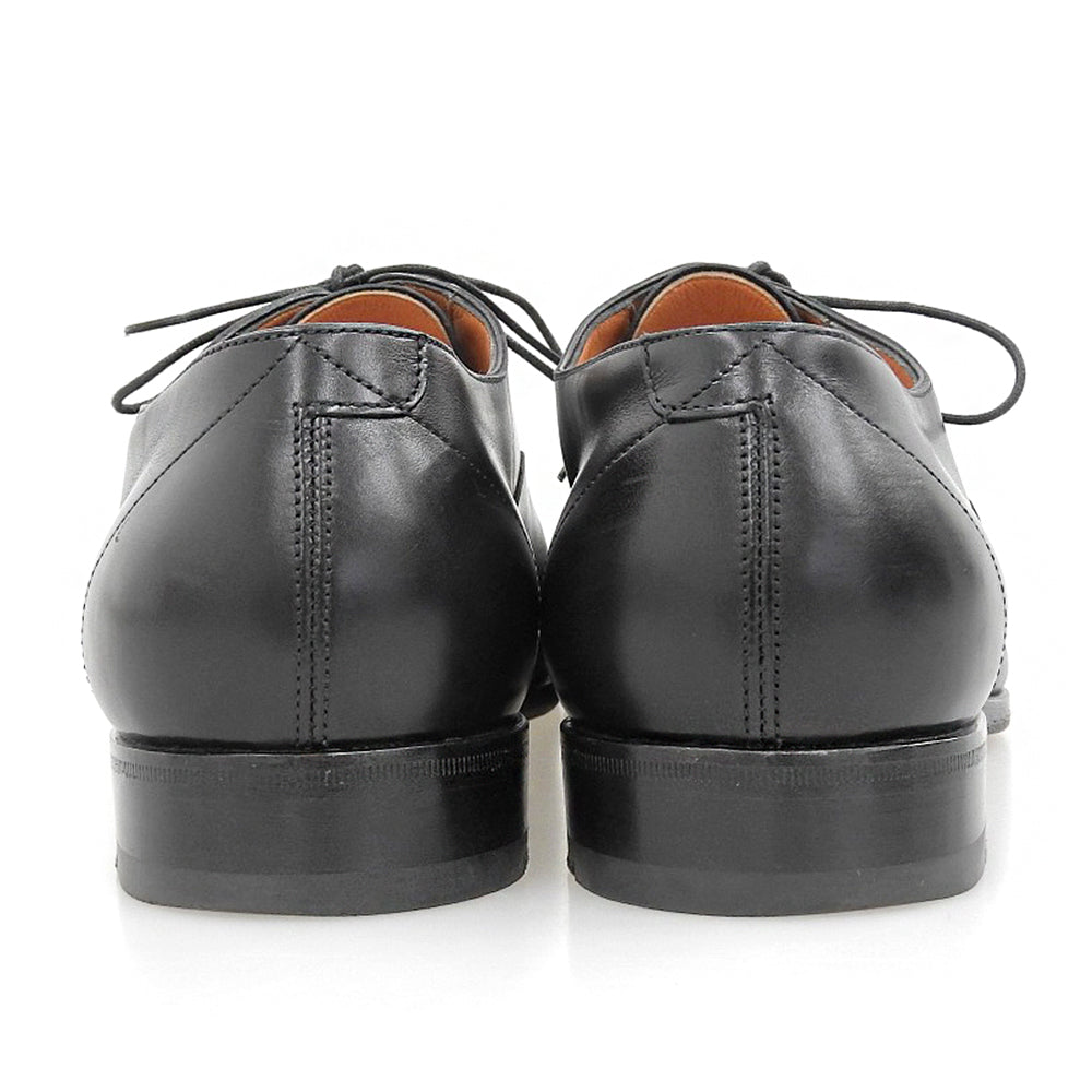 SANTONI サントーニ オックスフォード スクエア メダリオン シューズ メンズ ブラック 8 1/2 MCBO 10039 シューズ