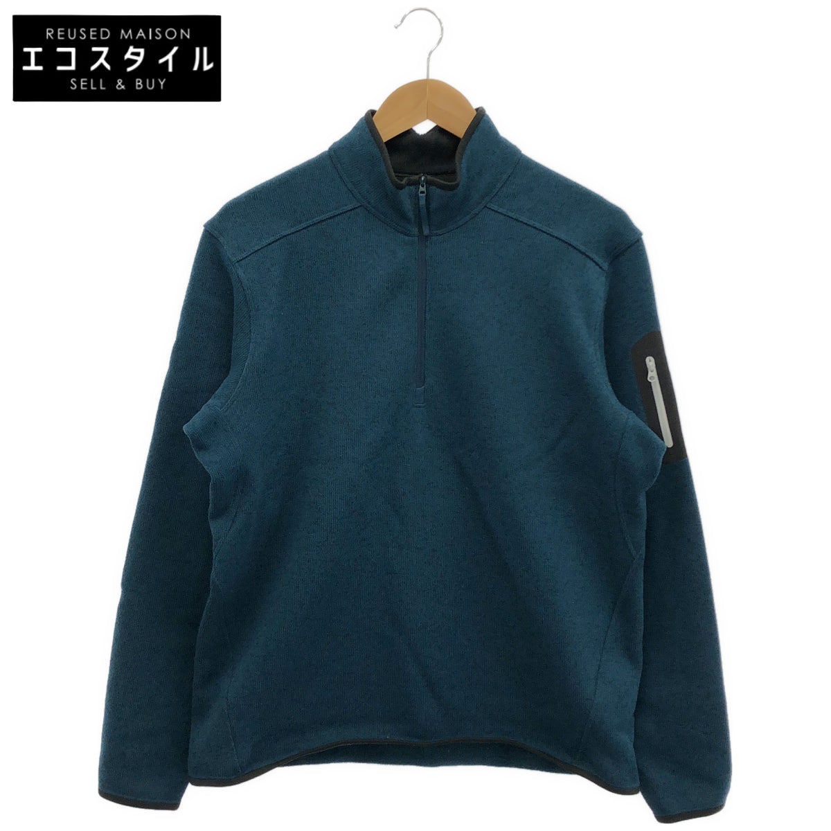 ARC'TERYX アークテリクス 25年 X000010360 ブルー Covert 1/2ジップネック フリースジャケット トップス