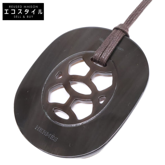 HERMES エルメス リフトGM バッファローホーン x ラッカー ネックレス