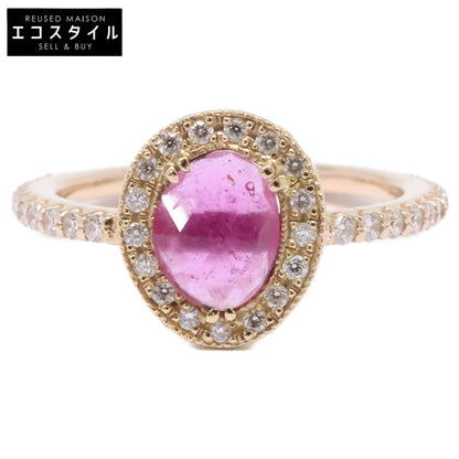 PonteVecchio ポンテヴェキオ K18 D0.86ct 0.40ct ダイヤ＆ルビー リング 指輪