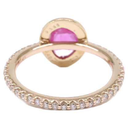 PonteVecchio ポンテヴェキオ K18 D0.86ct 0.40ct ダイヤ＆ルビー リング 指輪