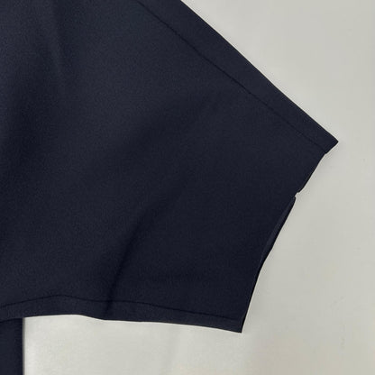 ICB アイシービー 26SS ダルブルー FluidBackSatin ハーフスリーブジャケット ジャケット