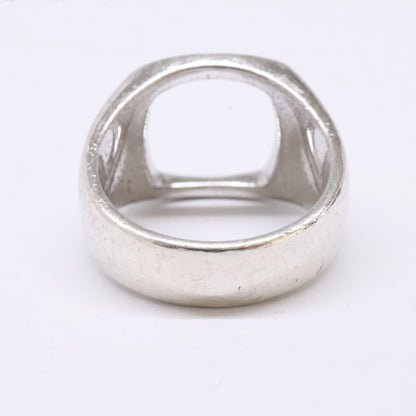 TOMWOOD Tom Wood 925 Cushion Open Ring