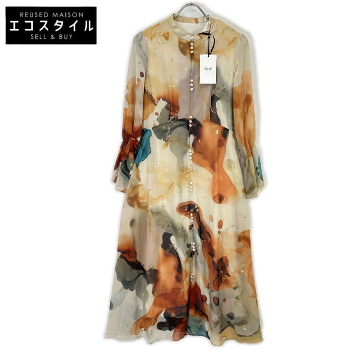 Ameri アメリ UNDRESSED AMELIA INK ART DRESS ワンピース ワンピース