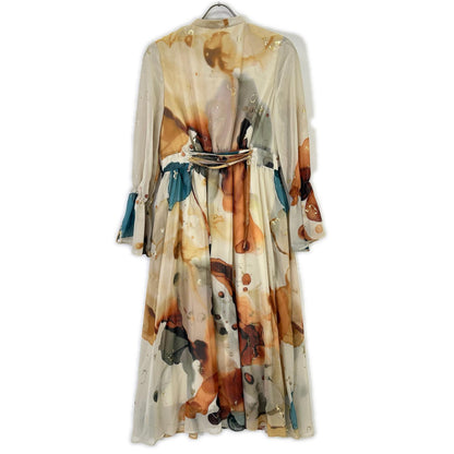 Ameri アメリ UNDRESSED AMELIA INK ART DRESS ワンピース ワンピース