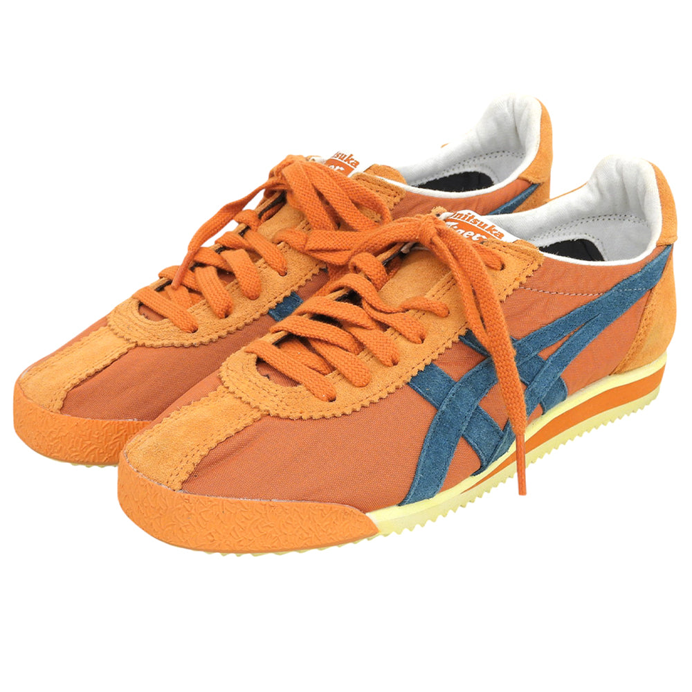 Onitsuka Taiger オニツカタイガー 美品 CORSAIR VIN ローカットスニーカー シューズ レディース オレンジ 23.5cm TH321N シューズ