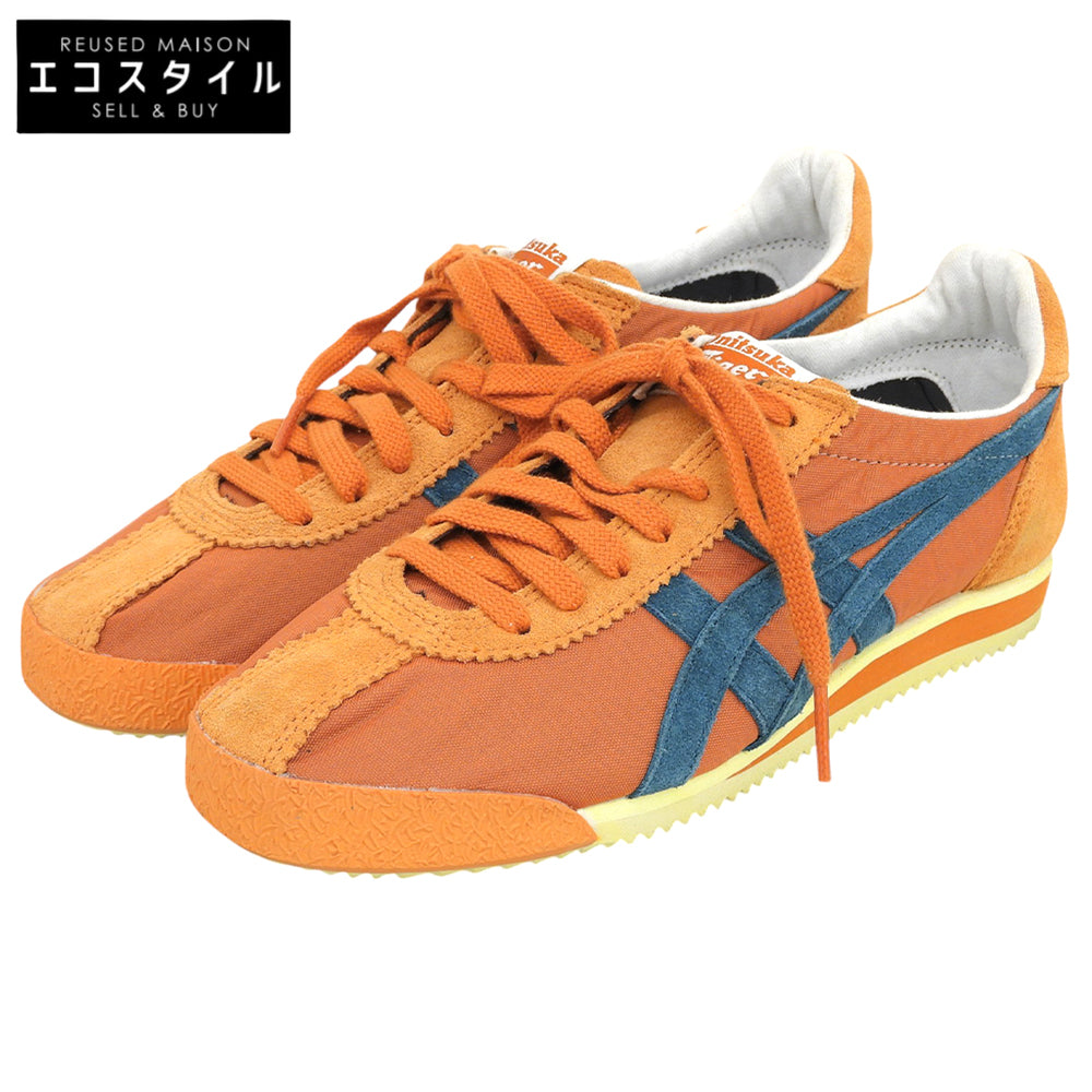 Onitsuka Taiger オニツカタイガー 美品 CORSAIR VIN ローカットスニーカー シューズ レディース オレンジ 23.5cm TH321N シューズ