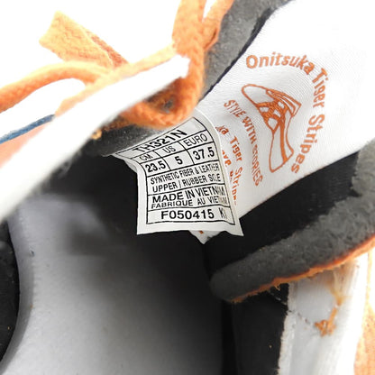 Onitsuka Taiger オニツカタイガー 美品 CORSAIR VIN ローカットスニーカー シューズ レディース オレンジ 23.5cm TH321N シューズ