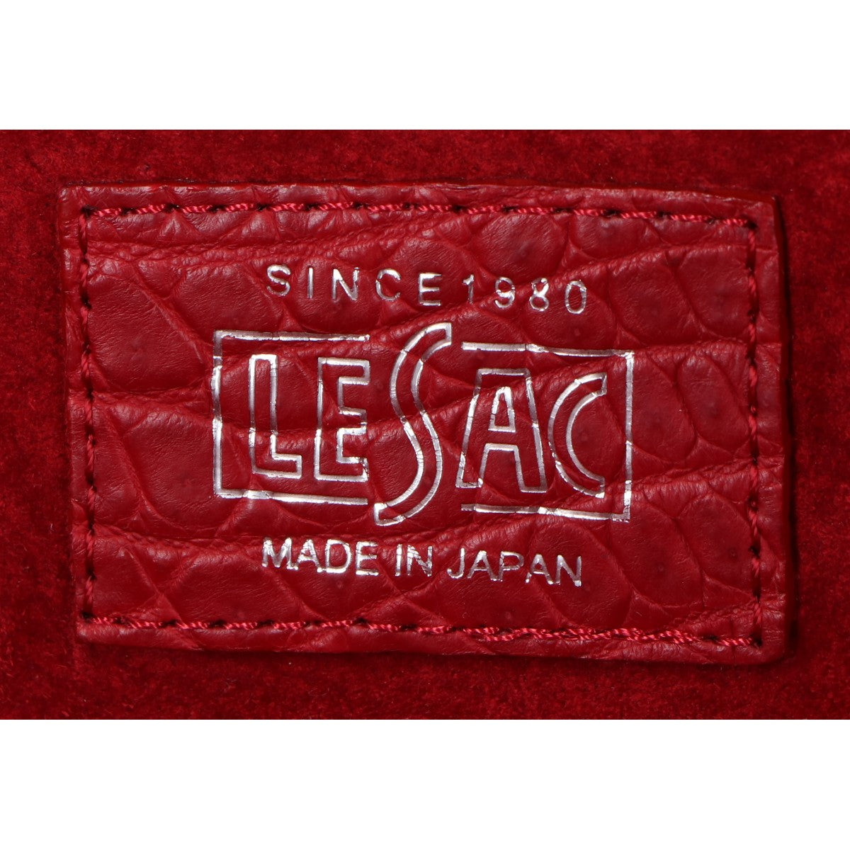 LE'SAC Le Sac crocodile handbag