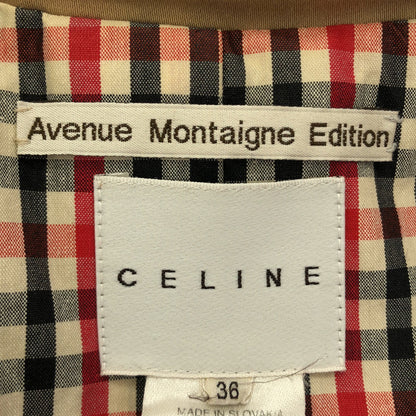 CELINE セリーヌ 28A29/1727 ベージュ AvenueMontaigneEdition トレンチコート トップス