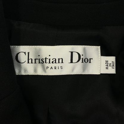 Christian Dior クリスチャンディオール ブラック ウール ミンクファー スカートスーツ ガリアーノ期 ボトムス