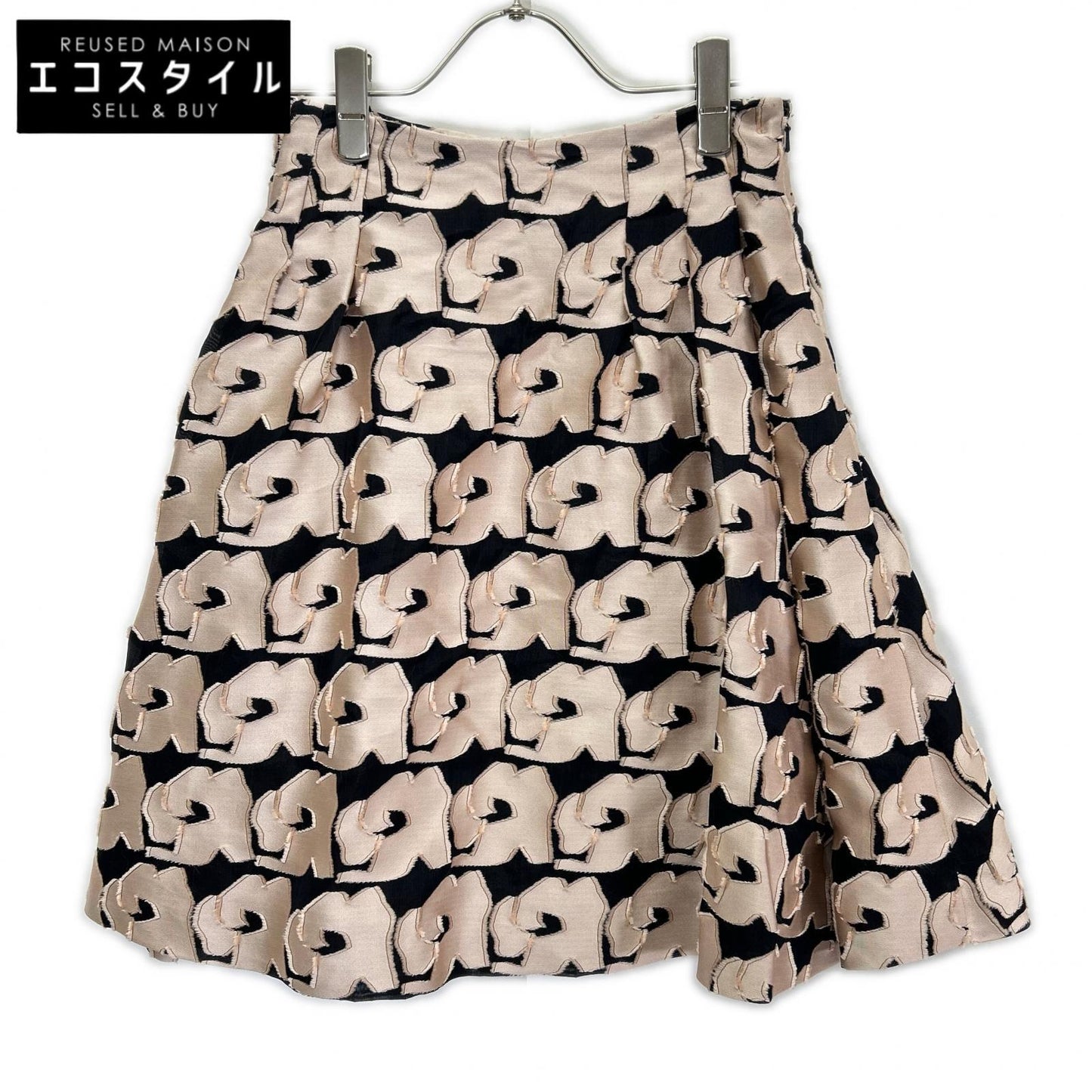 Christian Dior クリスチャンディオール ラフシモンズ期　3H21306A1710 ピンク シルク混 フローラル スカート スカート