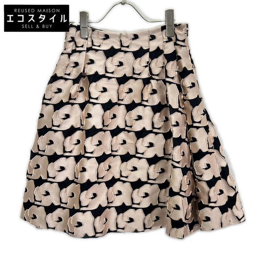 Christian Dior クリスチャンディオール ラフシモンズ期　3H21306A1710 ピンク シルク混 フローラル スカート スカート