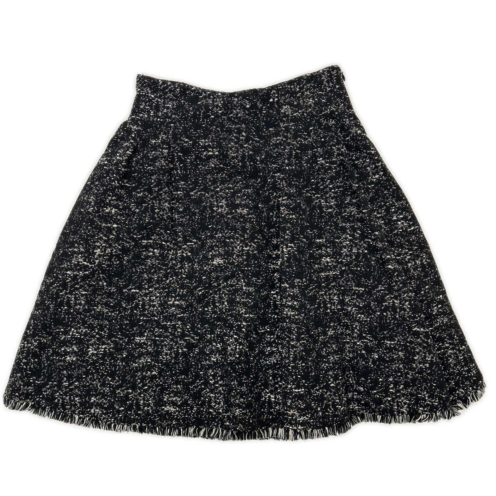 Christian Dior クリスチャンディオール 4C21354F1312 ブラック コットン スカート スカート