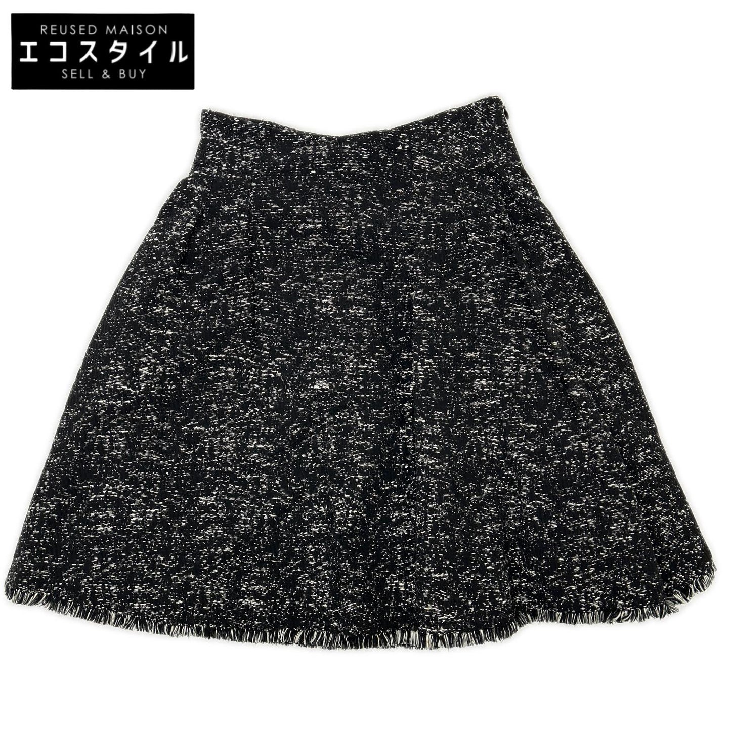 Christian Dior クリスチャンディオール 4C21354F1312 ブラック コットン スカート スカート