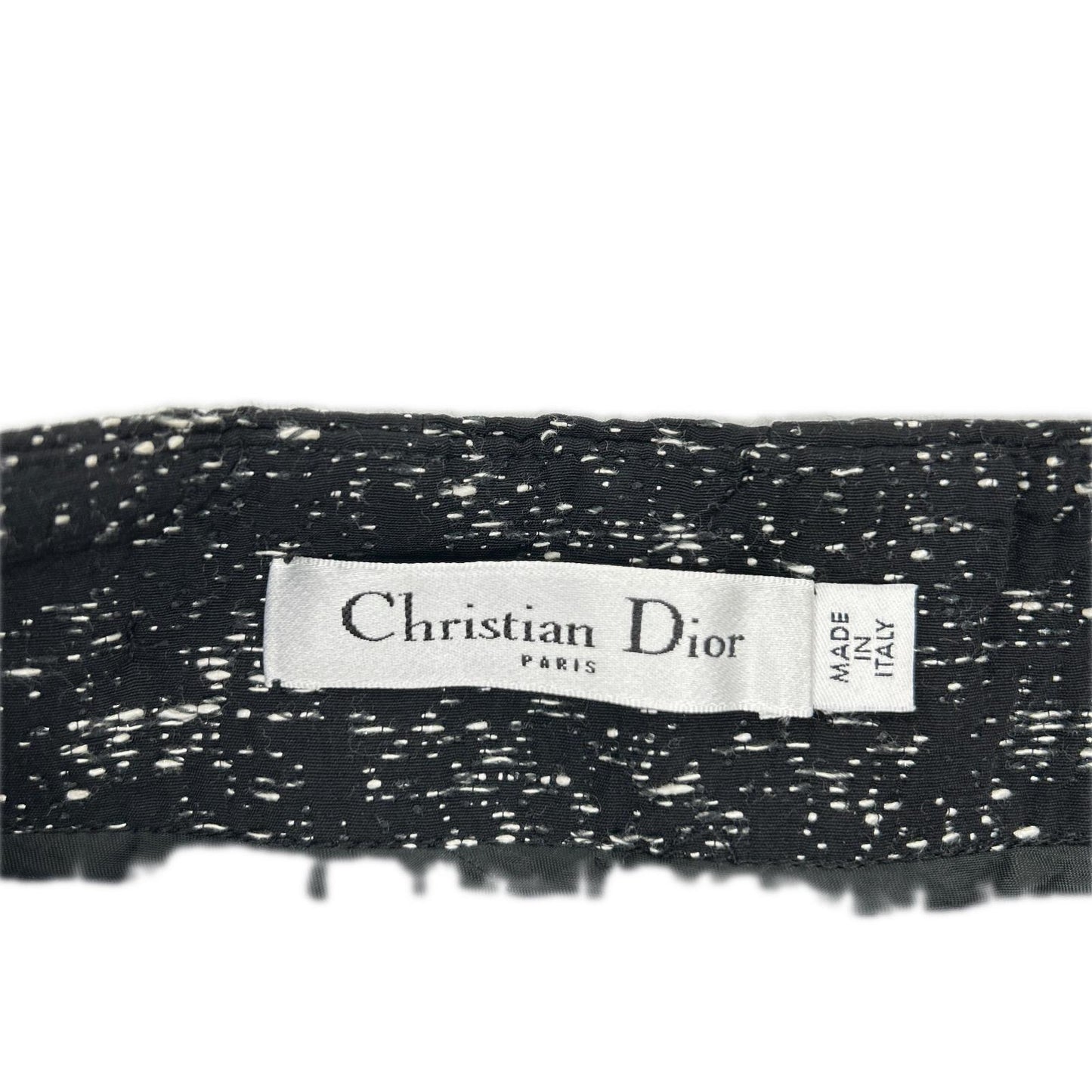 Christian Dior 4C21354F1312 Black Cotton Skirt Skirt