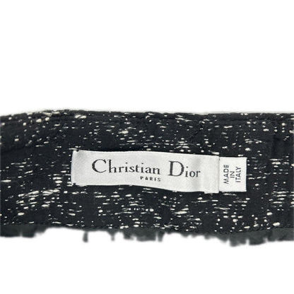 Christian Dior 4C21354F1312 Black Cotton Skirt Skirt