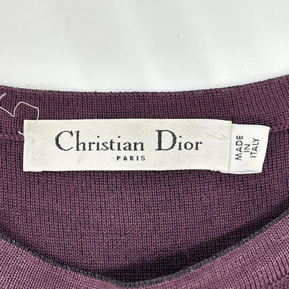 Christian Dior クリスチャンディオール ラフシモンズ期　12AW 2A24601AM524 パープル ウール ドレスワンピース ワンピース