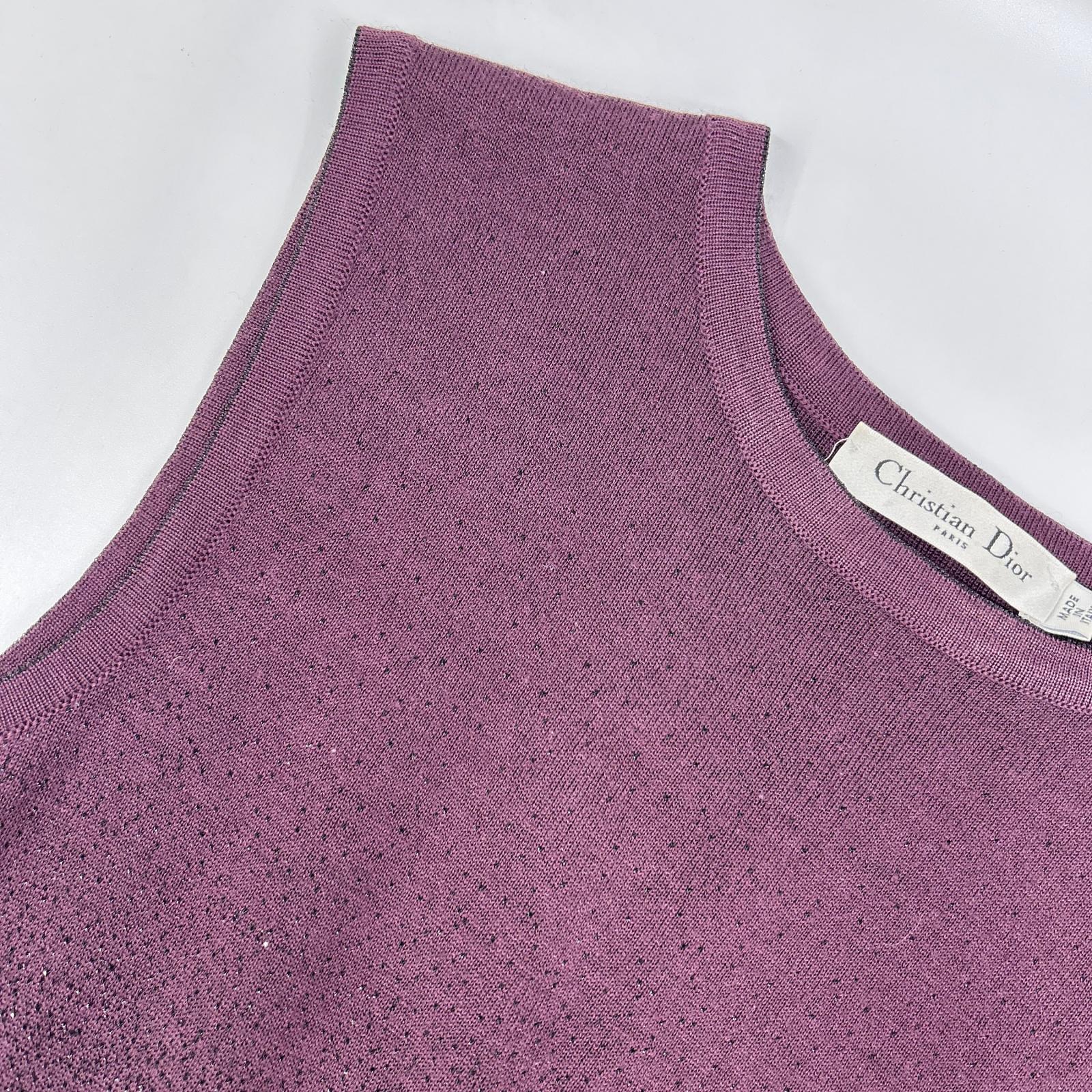 Christian Dior クリスチャンディオール ラフシモンズ期　12AW 2A24601AM524 パープル ウール ドレスワンピース ワンピース