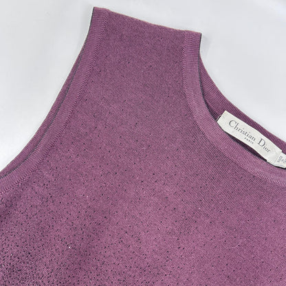 Christian Dior クリスチャンディオール ラフシモンズ期　12AW 2A24601AM524 パープル ウール ドレスワンピース ワンピース