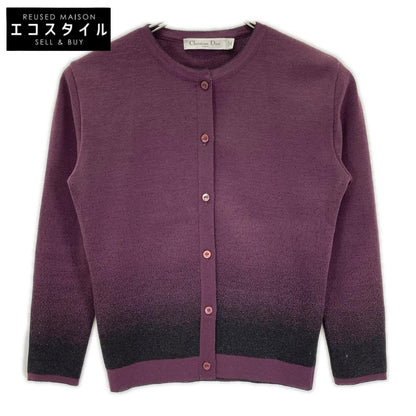 Christian Dior クリスチャンディオール 12AW 2A24162AM524 ボルドー ウール カーディガン トップス