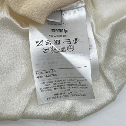VALENTINO ヴァレンティノ PB0VAHD13H3 アイボリー レイヤード ワンピース ワンピース
