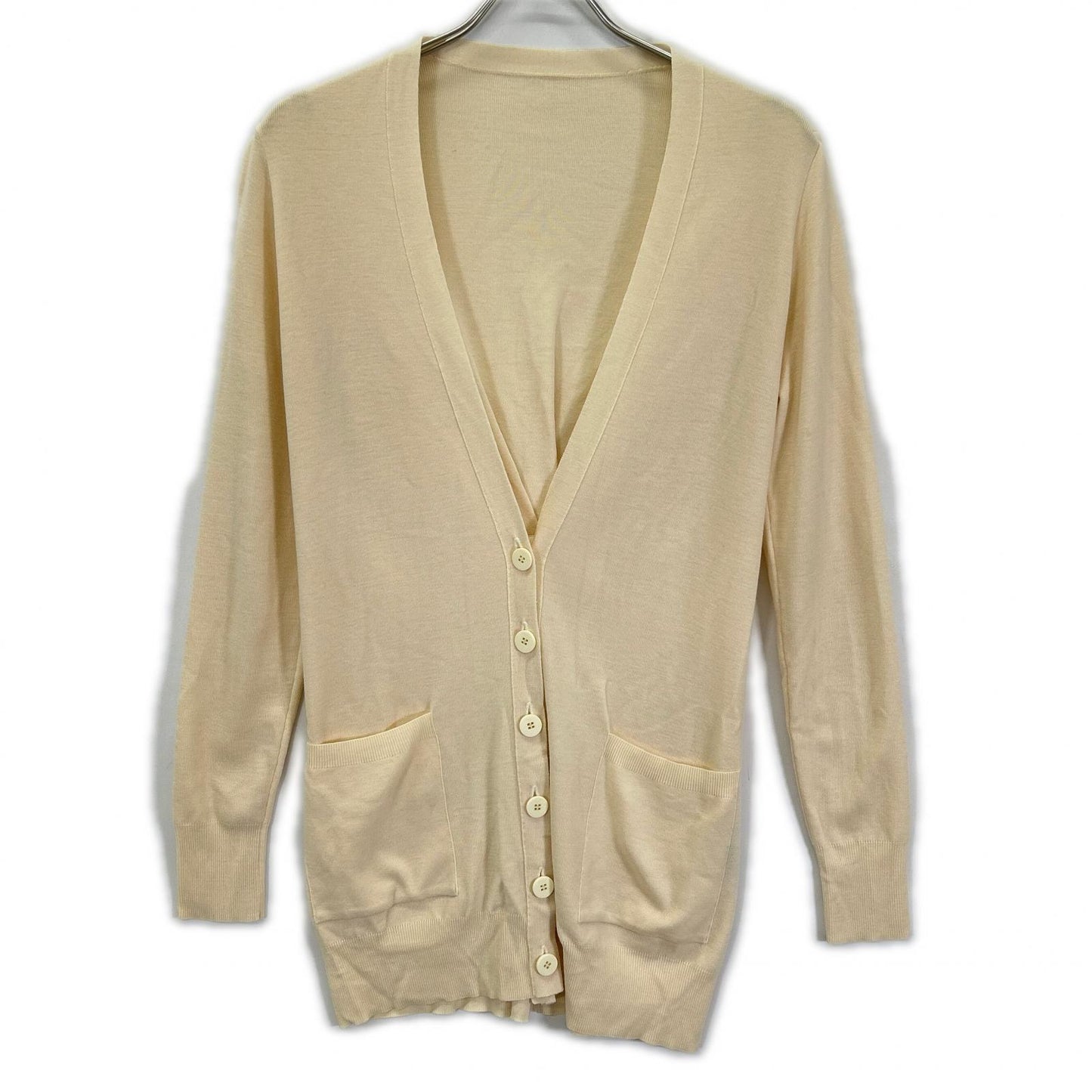 FOXEY フォクシー 35589 アイボリー ウール Cardigan Annie Hall カーディガン トップス
