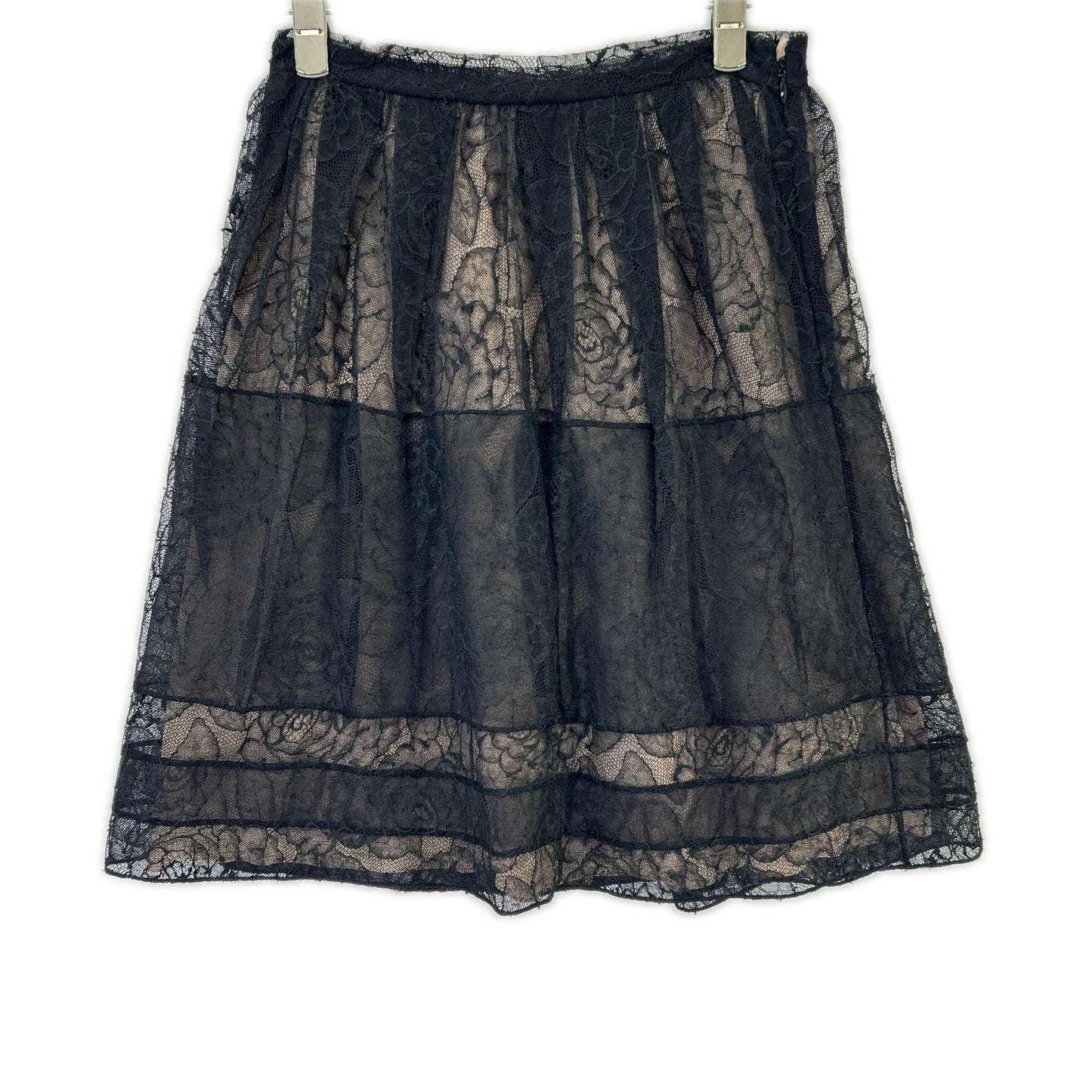 Christian Dior クリスチャンディオール 1C21318A1815 ブラック コットン レース スカート スカート