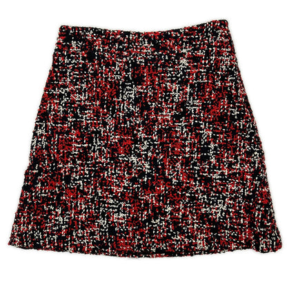 Christian Dior クリスチャンディオール 6A21321A1139 レッド×ブラック ウール ツイード スカート スカート