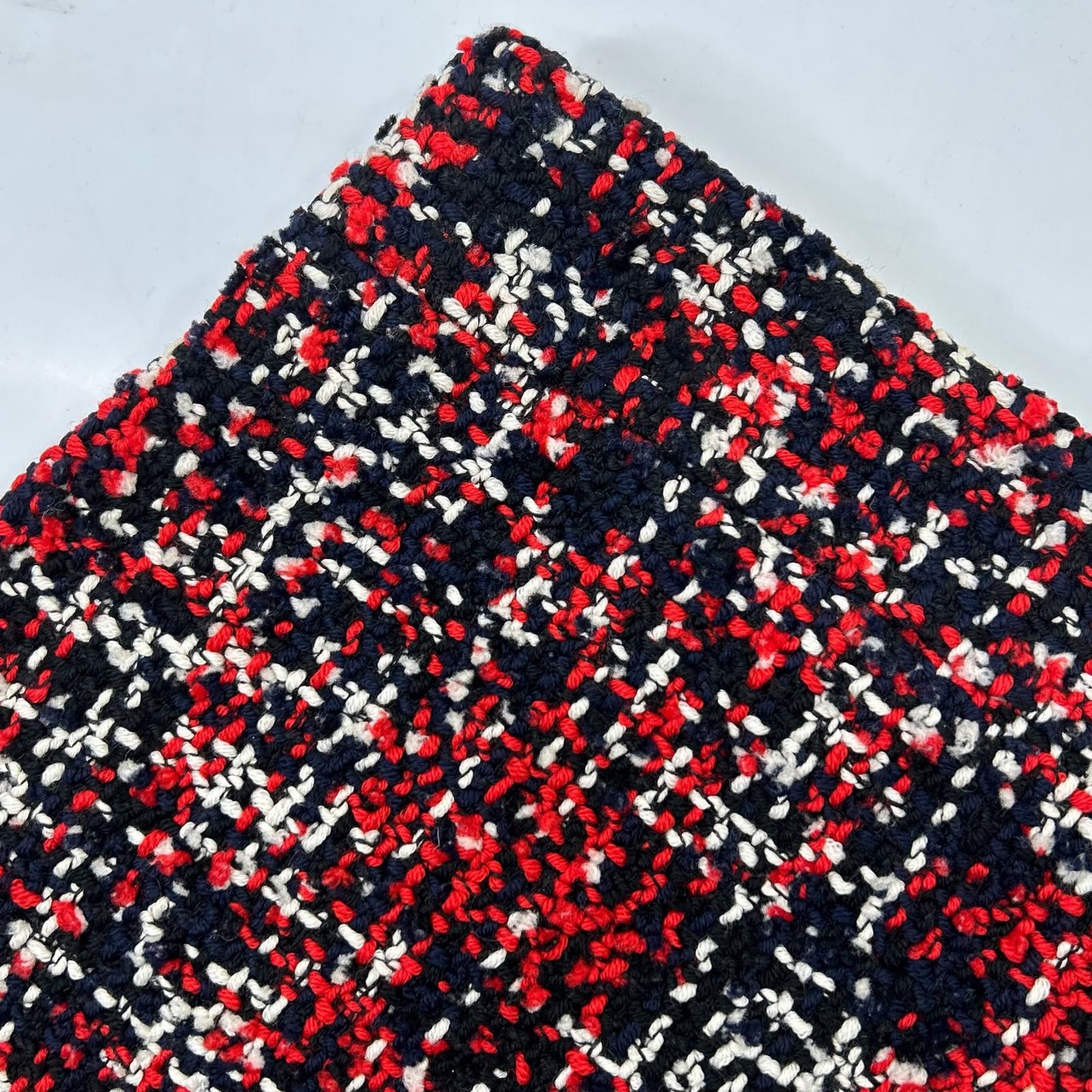 Christian Dior クリスチャンディオール 6A21321A1139 レッド×ブラック ウール ツイード スカート スカート