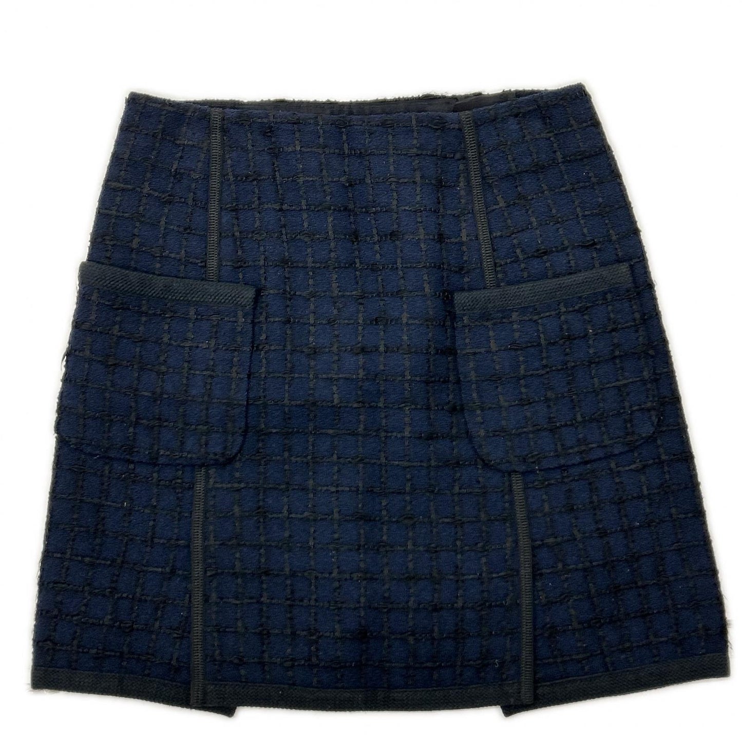 LOUIS VUITTON ルイヴィトン RW121A F13K07PJW ネイビー コットン ツイード スカート スカート