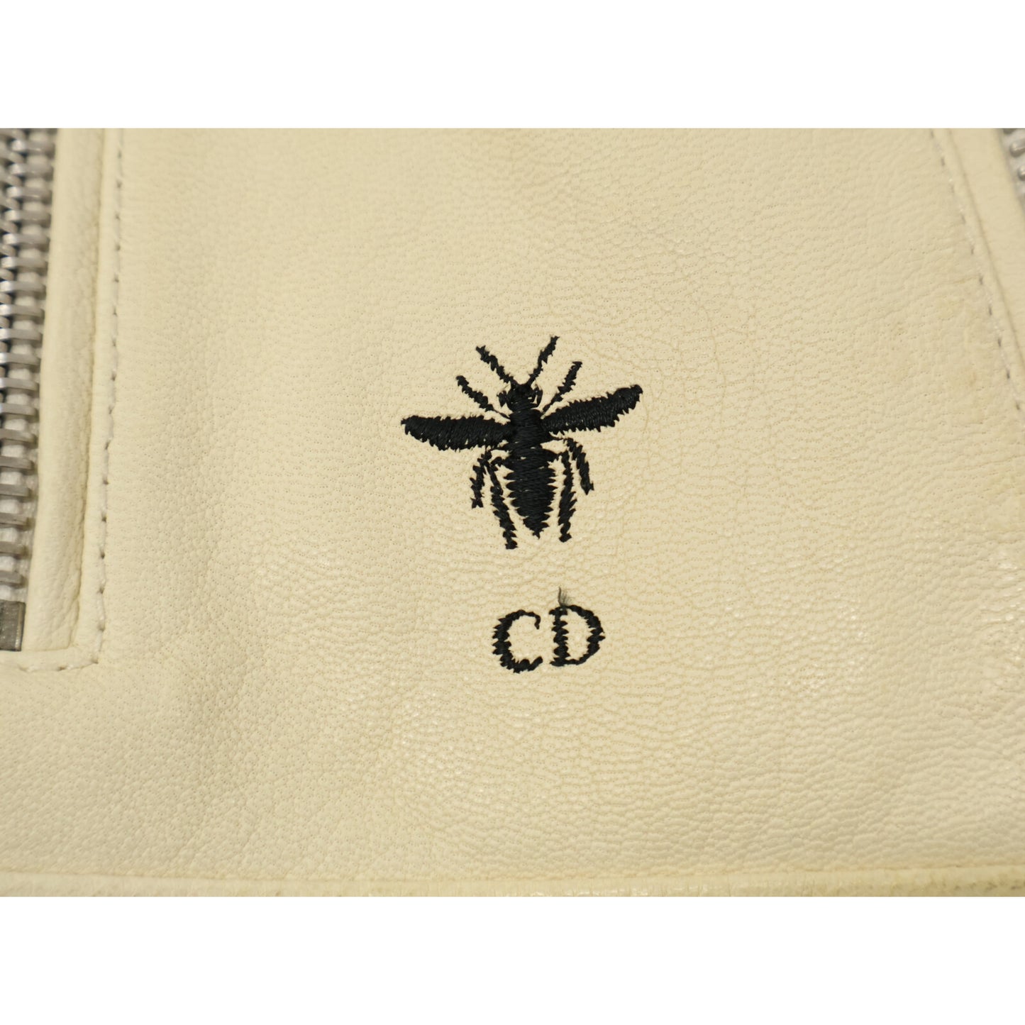 Christian Dior クリスチャンディオール 【国内正規】8C25272WI210 Swords Bee ゴートレザー ダブルライダースジャケット ジャケット