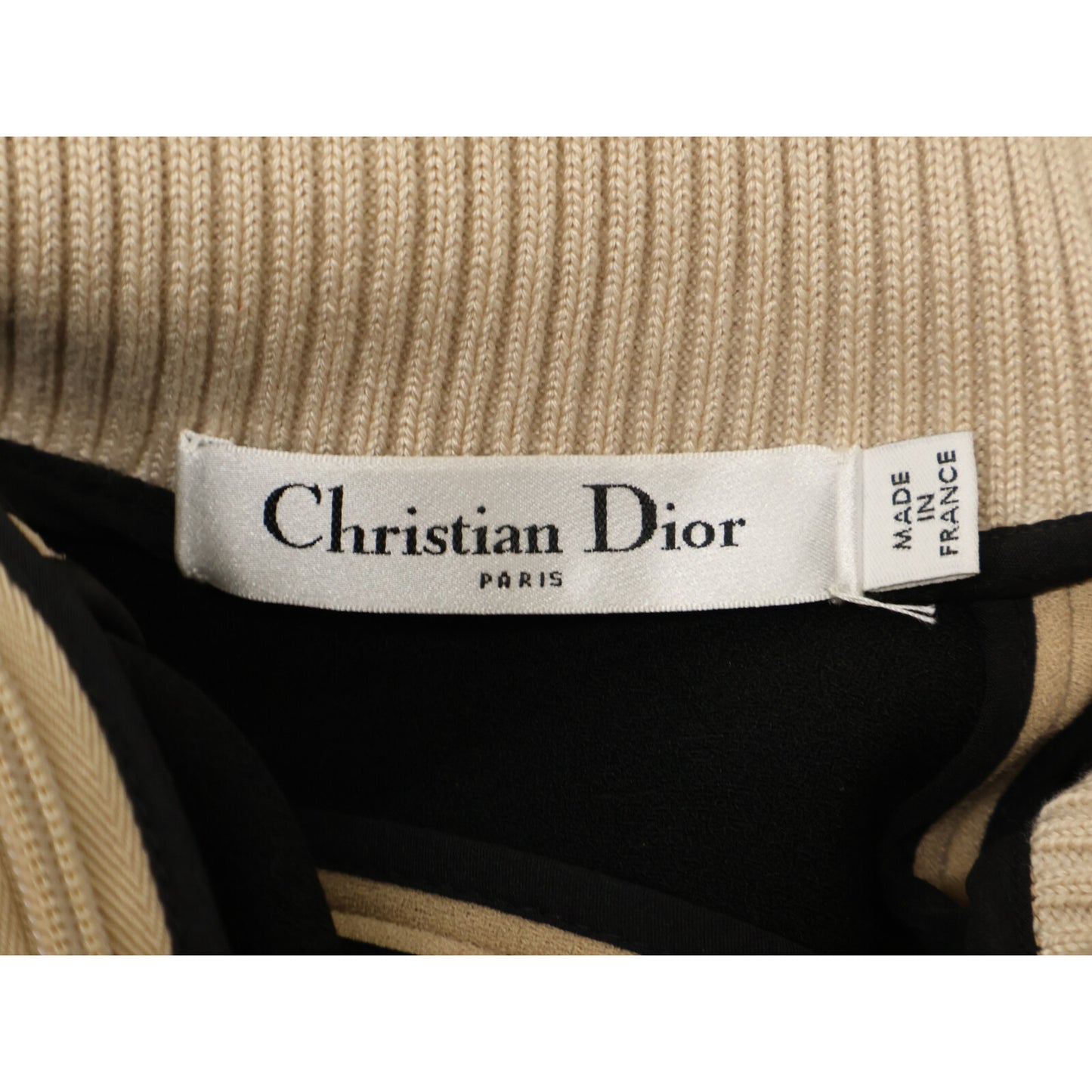 Christian Dior クリスチャンディオール 【国内正規】6H21639G1507 ニットドッキング アシンメトリー ワンピース