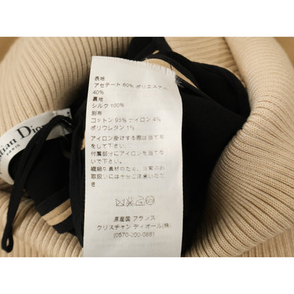 Christian Dior クリスチャンディオール 【国内正規】6H21639G1507 ニットドッキング アシンメトリー ワンピース