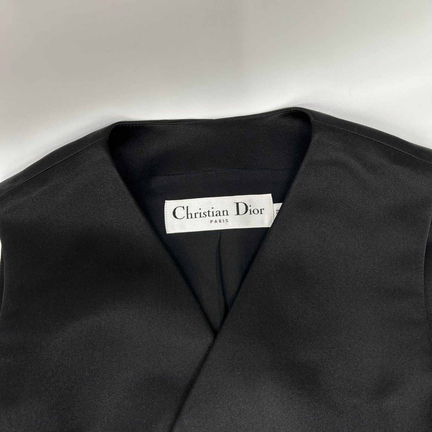 Christian Dior クリスチャンディオール 6C21123A1612 ブラック ダブルボタン ノースリーブ ワンピース ワンピース