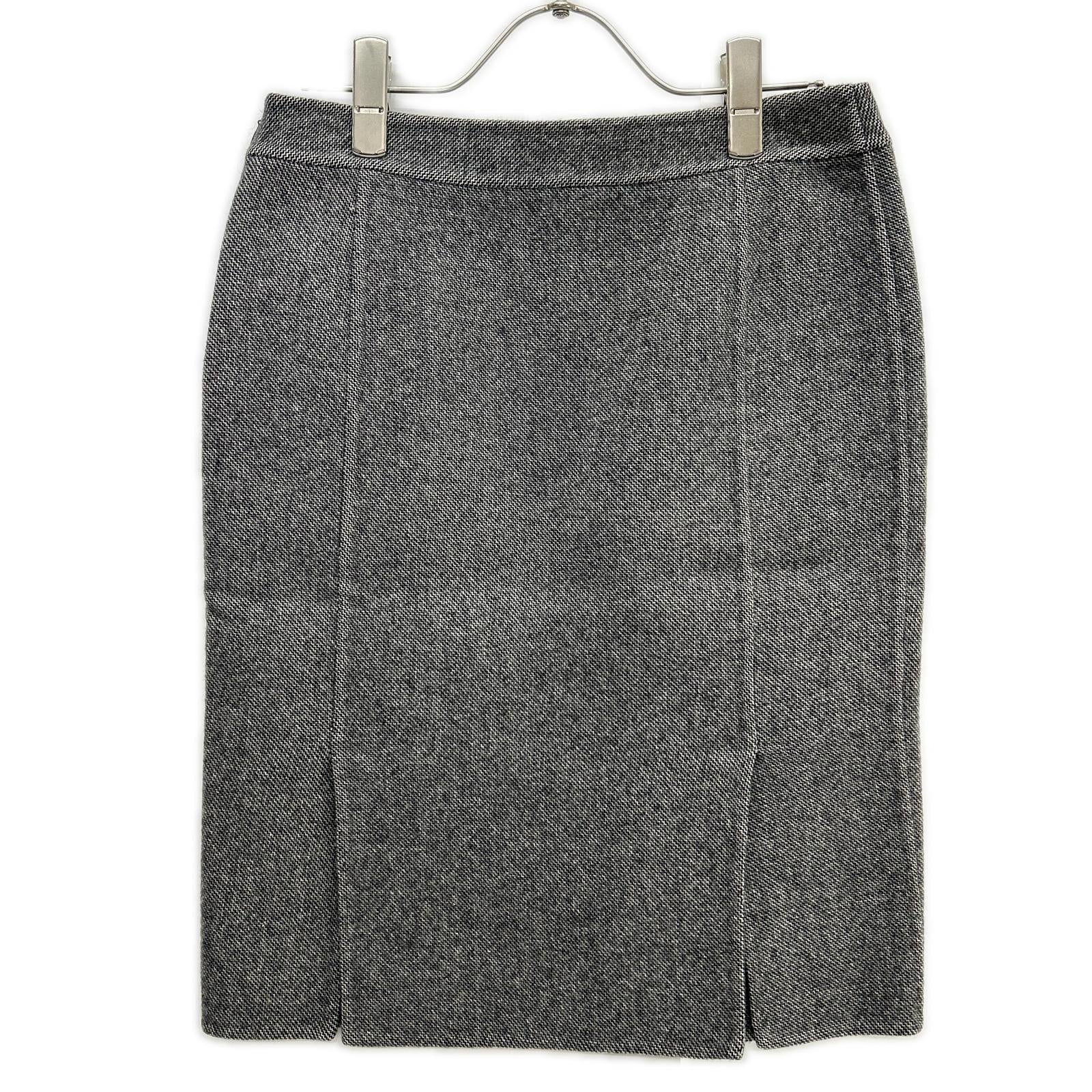 Christian Dior クリスチャンディオール 7A12022170 グレー ノーカラージャケット スカート セットアップ スーツ セットアップ