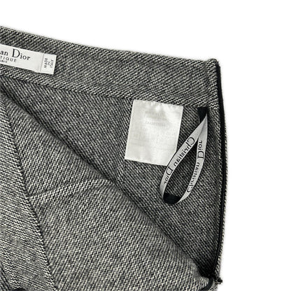 Christian Dior クリスチャンディオール 7A12022170 グレー ノーカラージャケット スカート セットアップ スーツ セットアップ