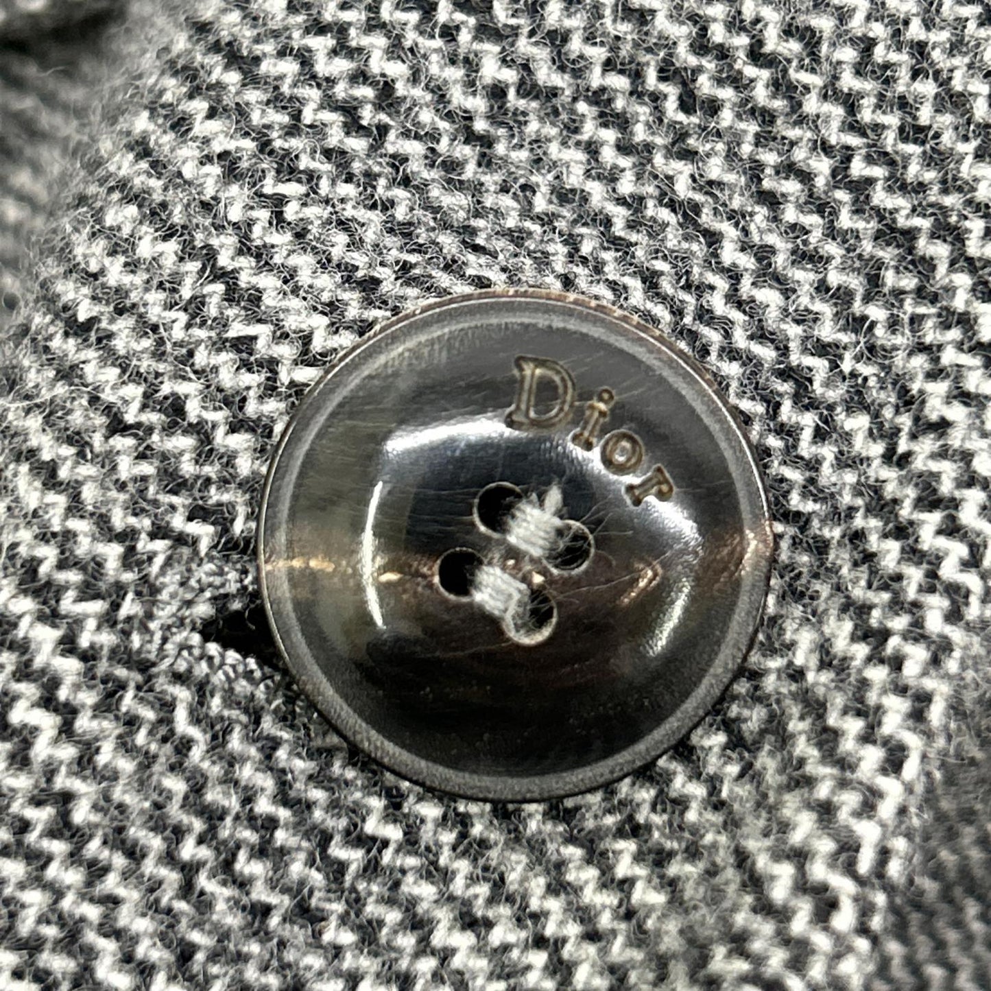 Christian Dior クリスチャンディオール 7A12022170 グレー ノーカラージャケット スカート セットアップ スーツ セットアップ