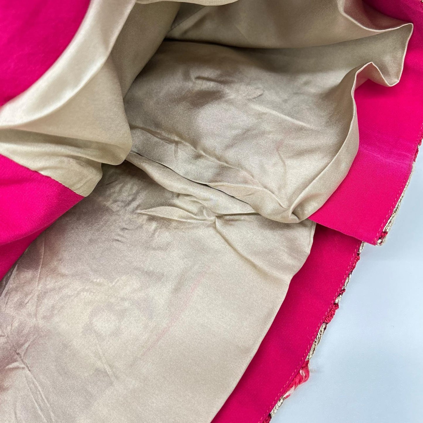 VALENTINO pink silk-blend all-over floral-embroidered wrap skirt skirt