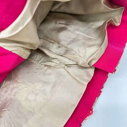 VALENTINO pink silk-blend all-over floral-embroidered wrap skirt skirt