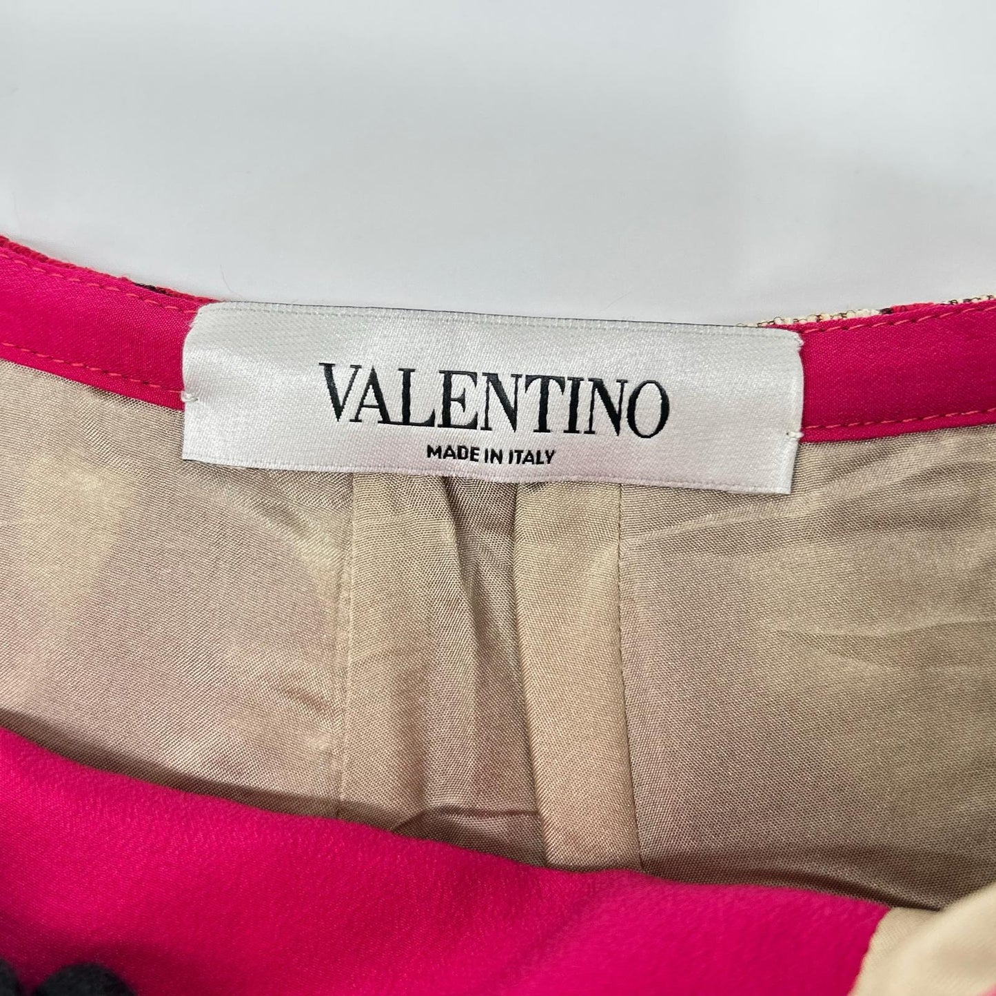 VALENTINO ヴァレンティノ ピンク シルク混 フラワー総繍 ラップスカート スカート