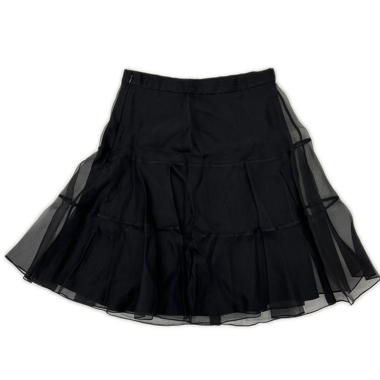 Christian Dior クリスチャンディオール 9E21312A1605 ブラック シースルー ミニスカート スカート