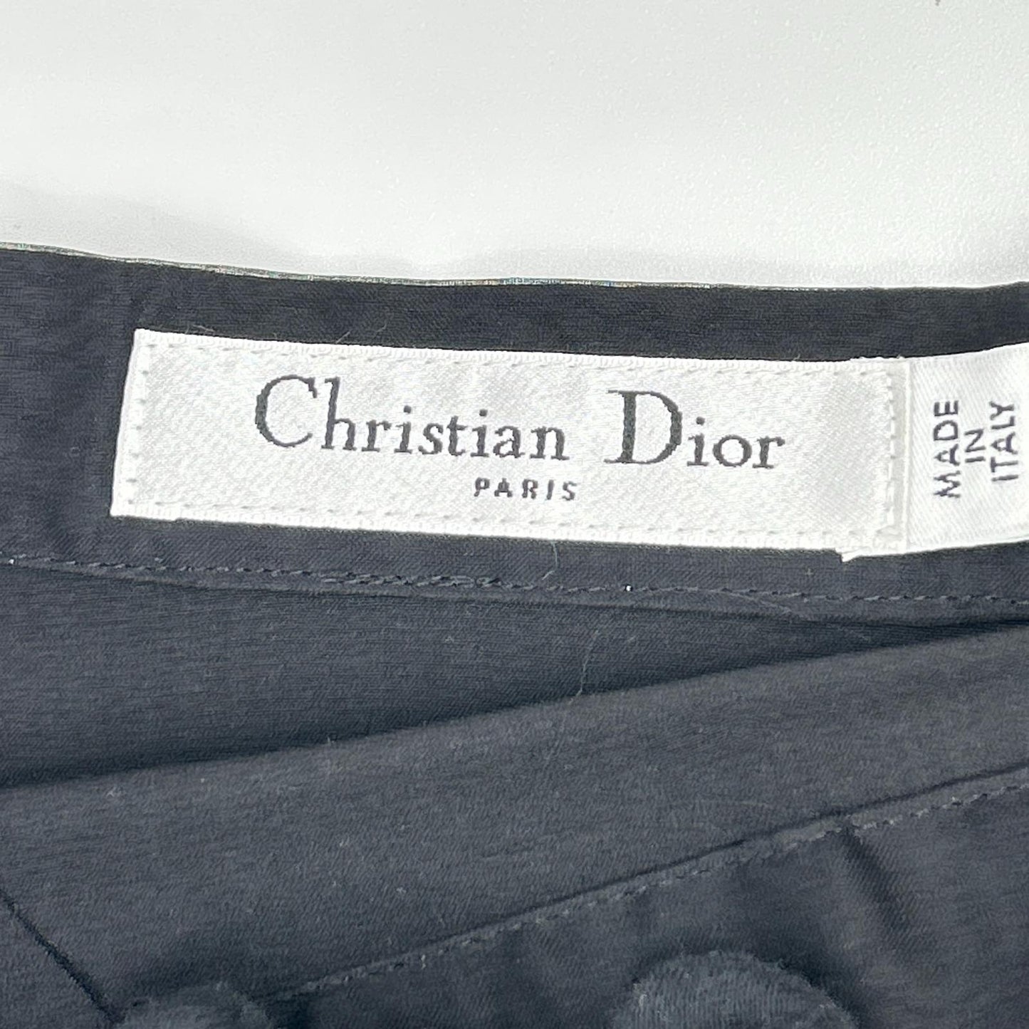Christian Dior クリスチャンディオール 9E21312A1605 ブラック シースルー ミニスカート スカート