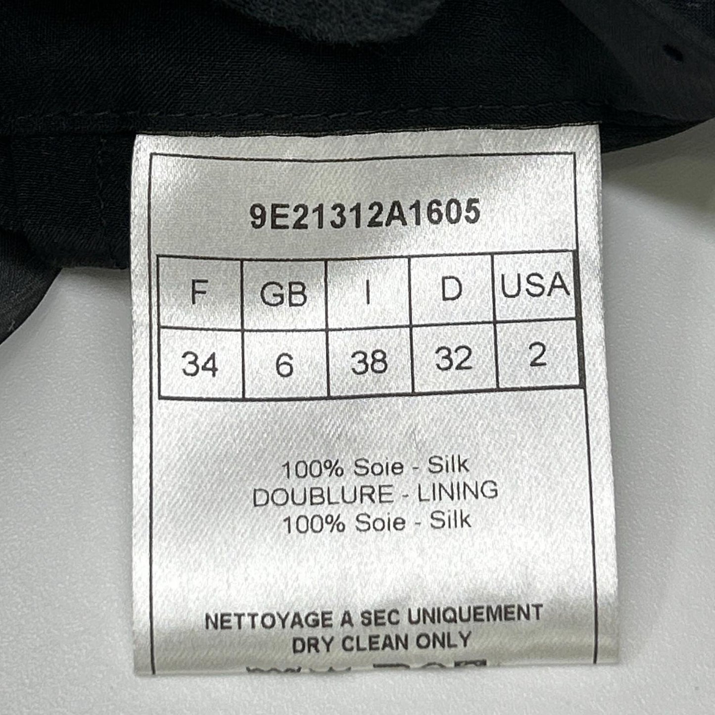 Christian Dior クリスチャンディオール 9E21312A1605 ブラック シースルー ミニスカート スカート
