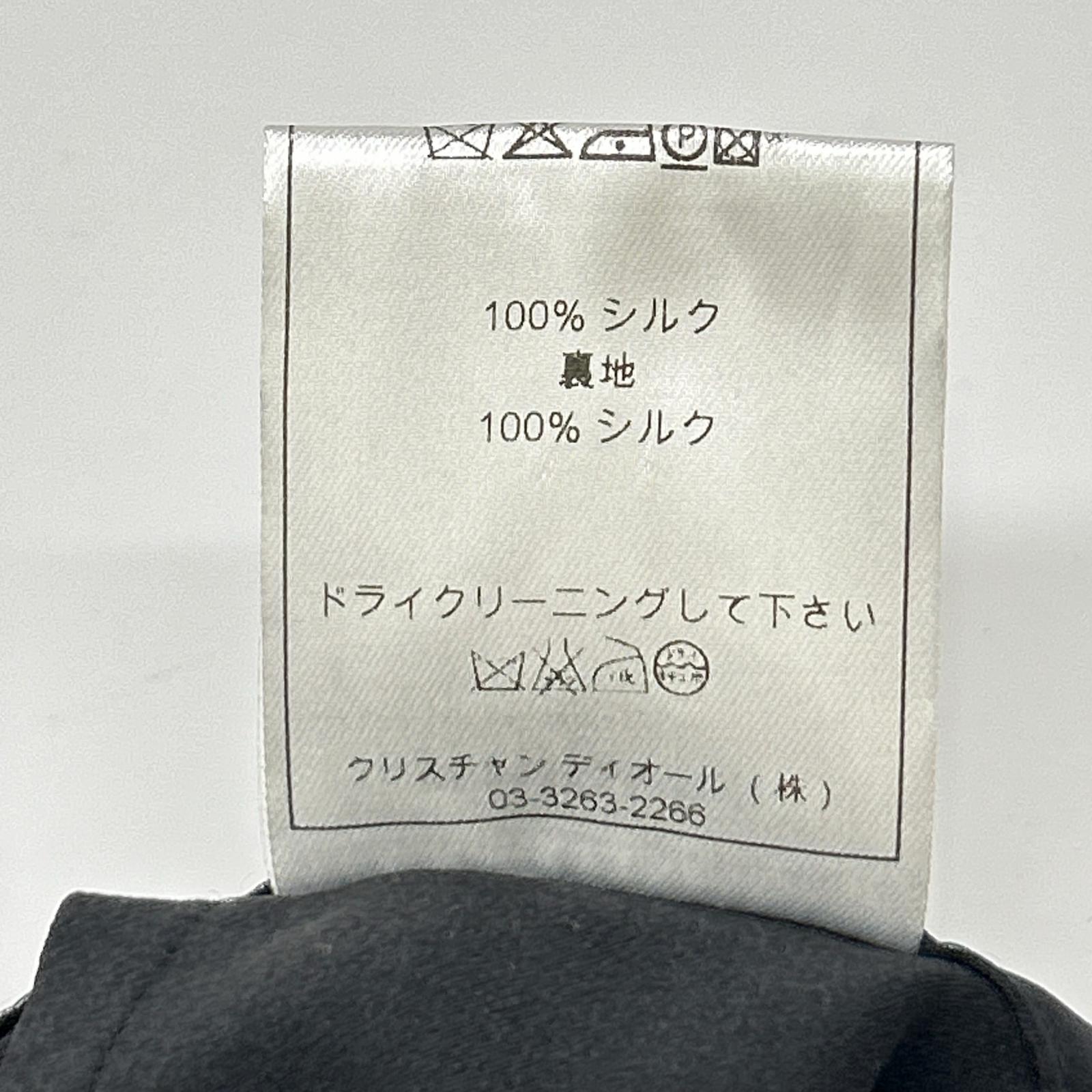 Christian Dior クリスチャンディオール 9E21312A1605 ブラック シースルー ミニスカート スカート