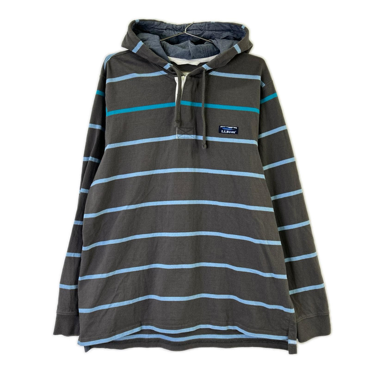 L.L.Bean エルエルビーン 505752 ボーダー ラガーシャツパーカー トップス