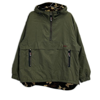 VINTAGE ヴィンテージ 【VISION STREET WEAR】カーキ MILITARY COLLECTION ナイロンアノラックジャケット ジャケット