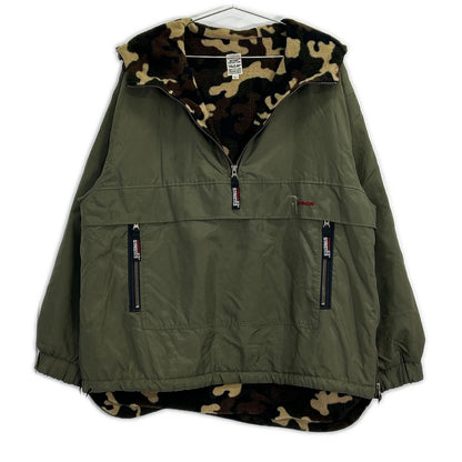 VINTAGE ヴィンテージ 【VISION STREET WEAR】カーキ MILITARY COLLECTION ナイロンアノラックジャケット ジャケット